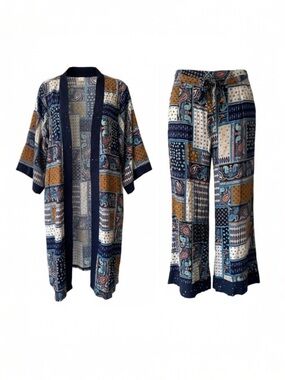 LUNA MOON boho pants‎ set size x-large